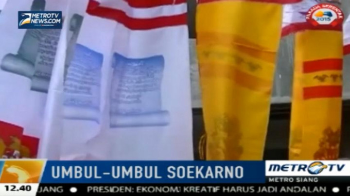 Pedagang Umbul-Umbul Mulai Diserbu Warga