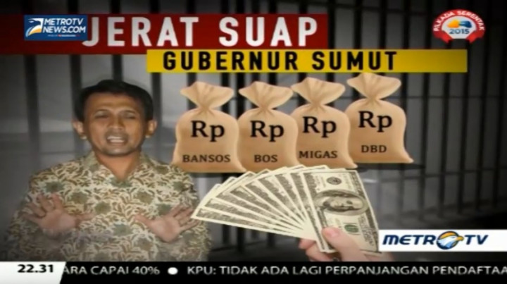 Jerat Suap Gubernur Sumut (1)