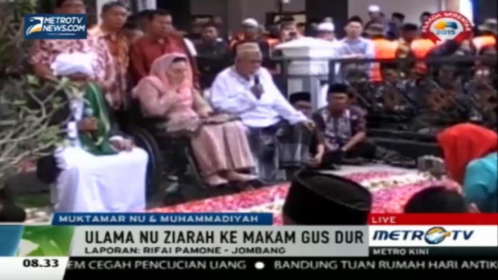 Di Sela-sela Muktamar, Sinta Nuriyah Ziarah ke Makam Gus Dur