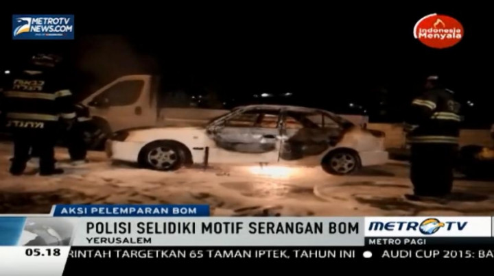 Dua Terluka Akibat Sebuah Mobil Dilempari Bom