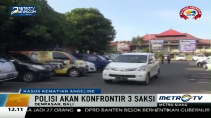 Hari Ini, Polisi Konfrontir Saksi Kasus Pembunuhan Angeline 