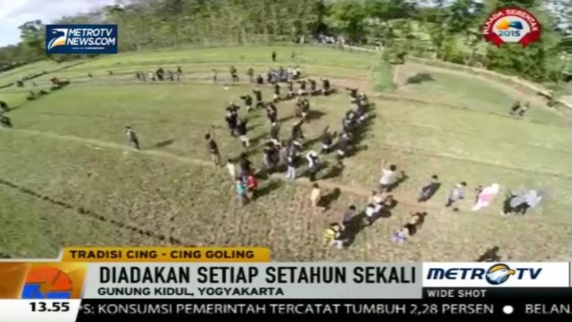Ungkapkan Syukur, Warga Gunung Kidul Gelar Tradisi Cing-Cing Goling