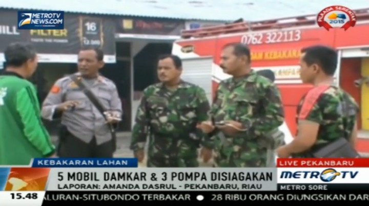  Tim Gabungan Dirikan Pos Pengamanan Karlahut di Riau