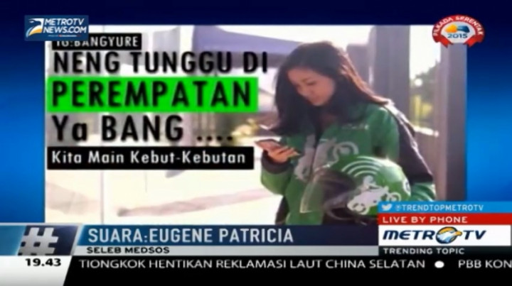 Hebohkan Sosmed, Ternyata Wanita Ini Bukan Driver Go-Jek