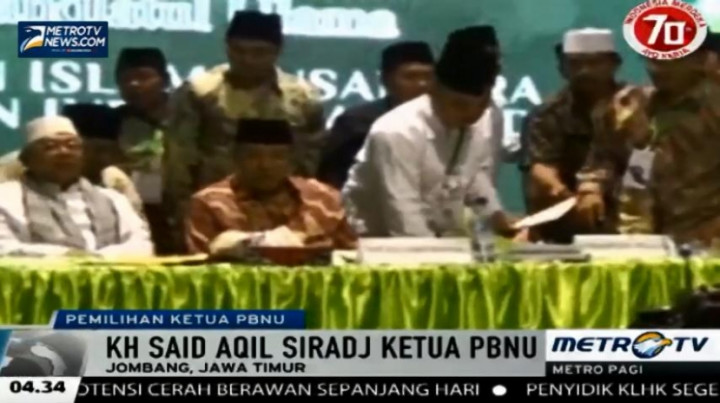Said Aqil Siraj Kembali Terpilih sebagai Ketua PBNU
