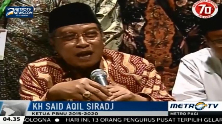 Said Aqil Siraj Paparkan Program NU