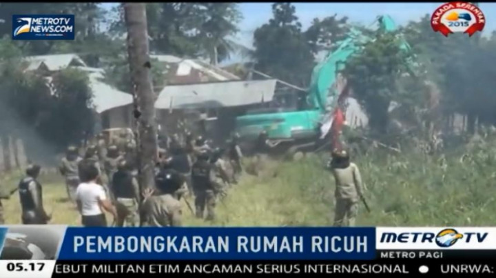 Eksekusi Rumah di Kampung Bogo-Manado Berlangsung Ricuh  