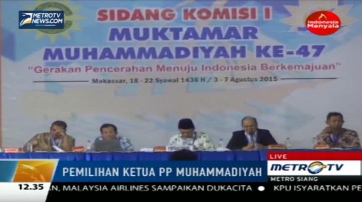 Malam Ini, Muhammadiyah akan Tentukan Pemimpin Baru