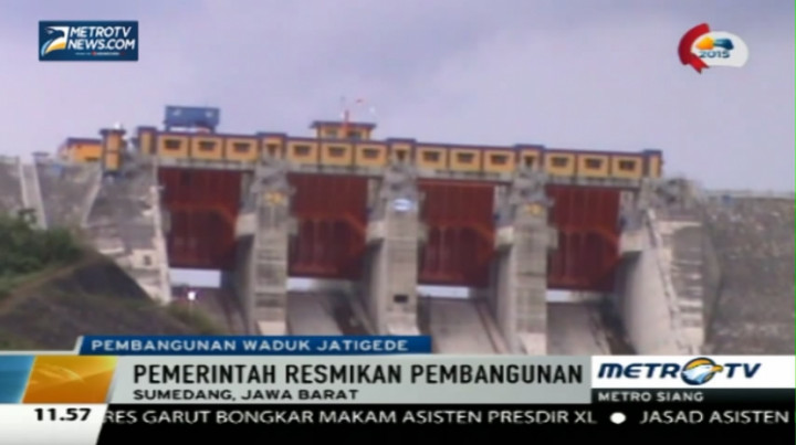  Menteri PU Resmikan Waduk Jatigede