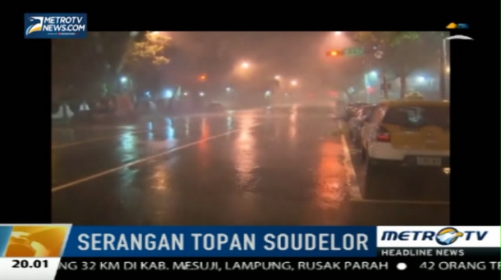  15 Kota di Taiwan Diduga Terkena Dampak Terparah Topan Soudelor