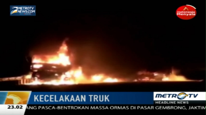  Tabrakan Truk Berisi BBM di Tiongkok, Tak Ada Korban Jiwa