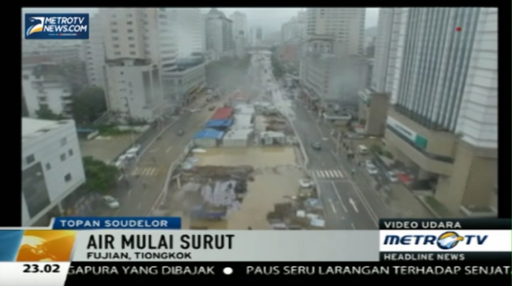 Topan Soudelor di Tiongkok Mereda, Warga Mulai Beraktivitas Normal