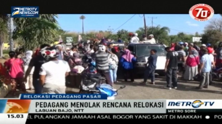  Tolak Relokasi, Para Pedagang di Manggarai Barat Mogok Jualan 