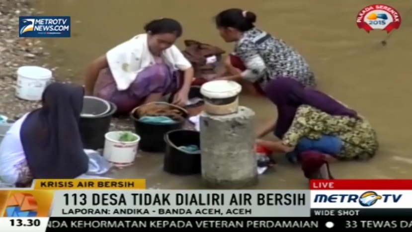 Minimnya APBD, Desa Aras Sembilan Belum Pernah Merasakan Air PDAM