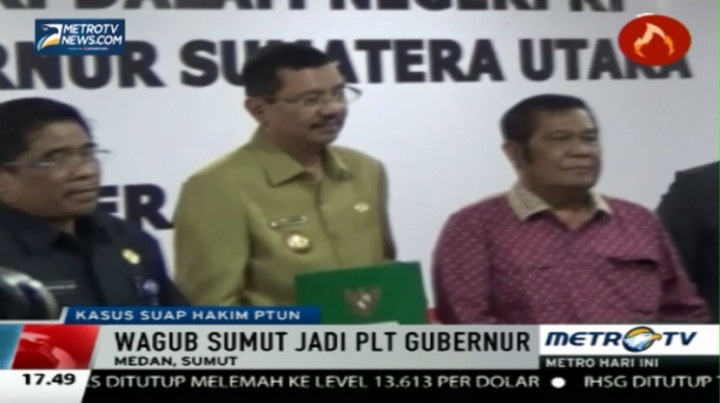  Tengku Erry Resmi Jabat Plt Gubernur Sumut