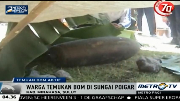 Sebuah Bom Aktif Peninggalan Perang Dunia II Ditemukan