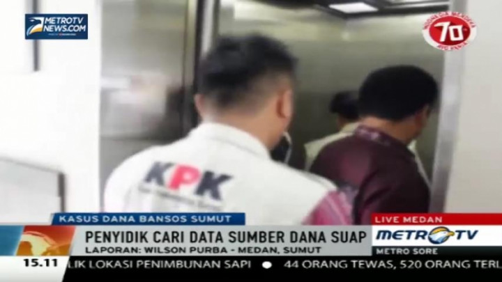 Kasus Suap Hakim PTUN, KPK Geledah 3 Kantor Dinas di Sumut