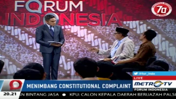 Wacana Perluasan Wewenang Pengaduan Konstitusional Berbenturan dengan UUD 