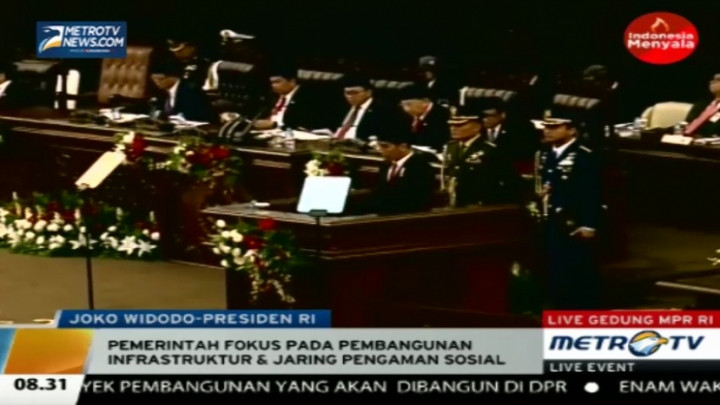 Jokowi Singgung Kisruh Parpol dalam Pidato Kenegaraan