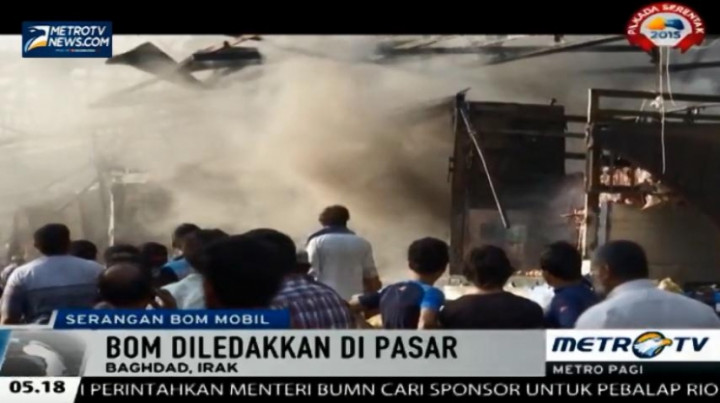 Ledakan Bom di Sebuah Pasar di Baghdad, 54 Tewas dan Puluhan Lainnya Terluka