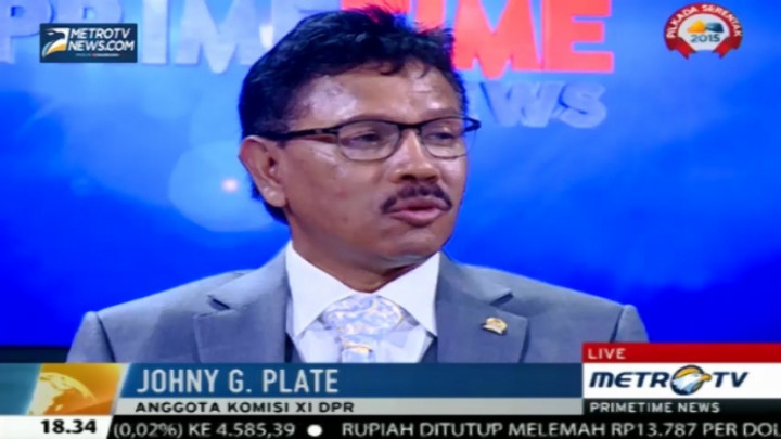 Johny: Diharapkan RAPBN Bisa Menerjemahkan Visi & Misi Presiden