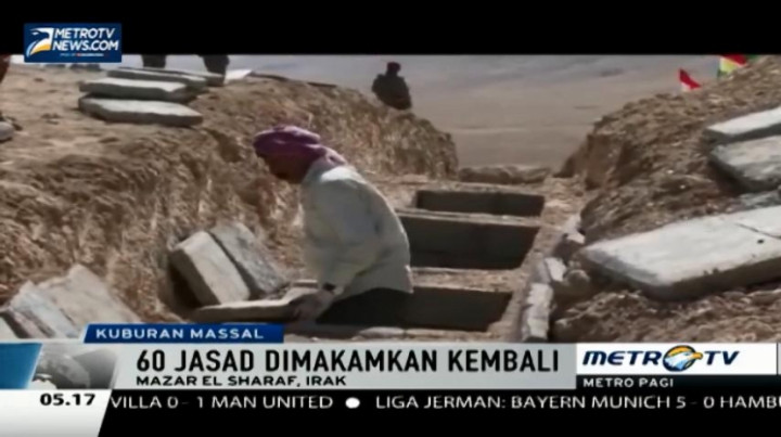 60 Jenazah Komunitas Yazidi Ditemukan dalam Sebuah Kuburan Massal