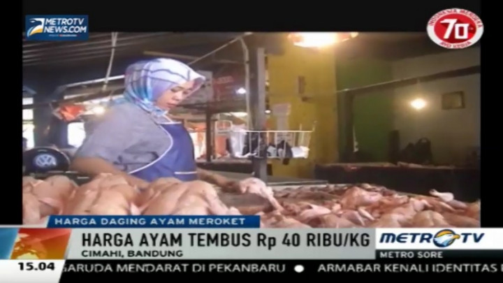  Harga Daging Ayam Naik, Pedagang Ancam Mogok Jualan