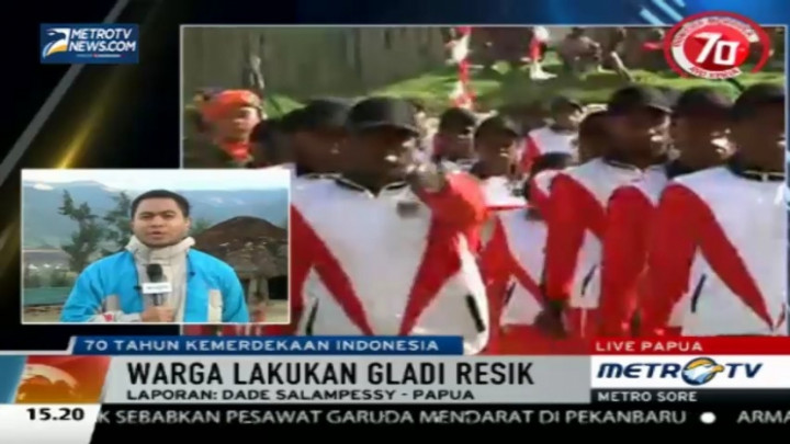  Gladi Resik Perayaan Hari Kemerdekan RI di Papua