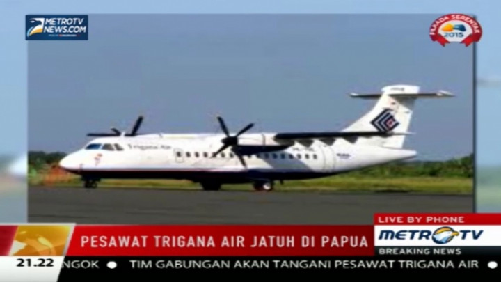  Basarnas Belum Bisa Pastikan Titik Jatuhnya Trigana Air