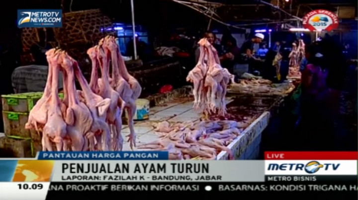 Harga Daging Ayam di Bandung Capai Rp40 Ribu/Kg