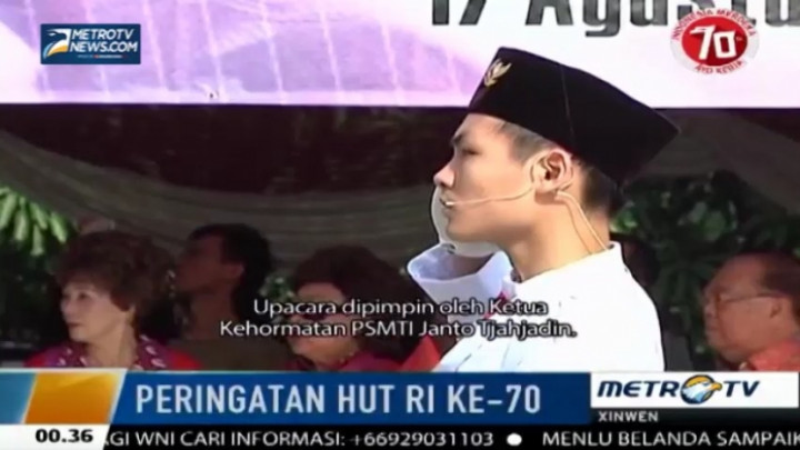 Ratusan Warga Tionghoa Ikuti Upacara HUT Kemerdekaan di TMII