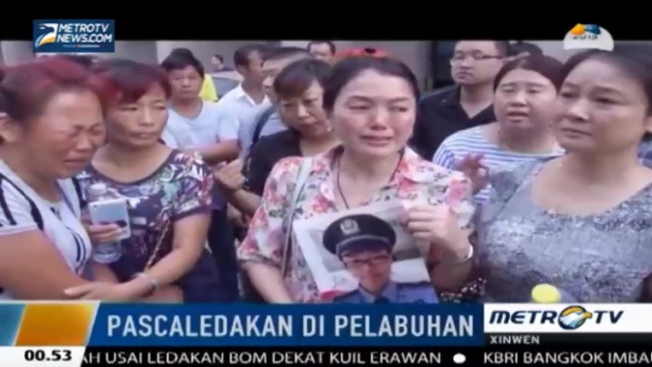 Lima Hari Pasca Ledakan Tianjin, Hampir 100 Orang Belum di Temukan  