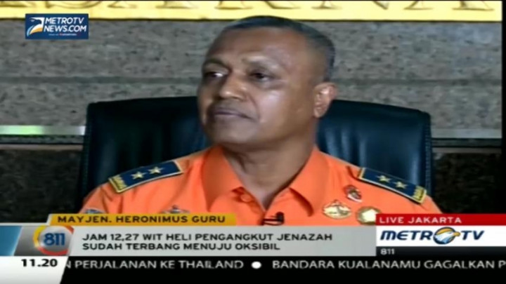 Pencarian Korban Trigana Air, Tim SAR Libatkan TNI Polri dan Masyarakat