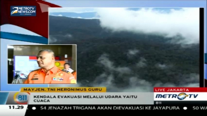 Cuaca Jadi Kendala dalam Pencarian Korban Trigana Air