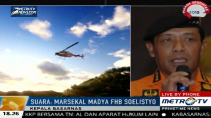 Kabasarnas: Cuaca Jadi Tantangan Saat Proses Evakuasi