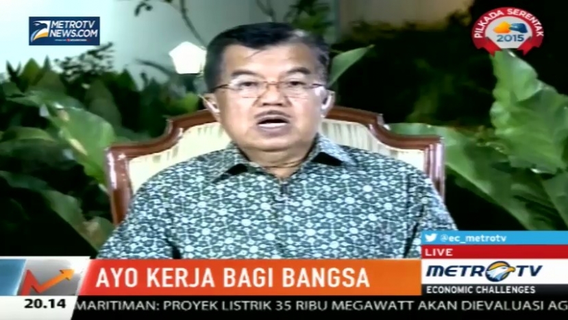 Pulihkan Ekonomi Nasional, JK Fokus Bangkitkan Ekonomi Dunia