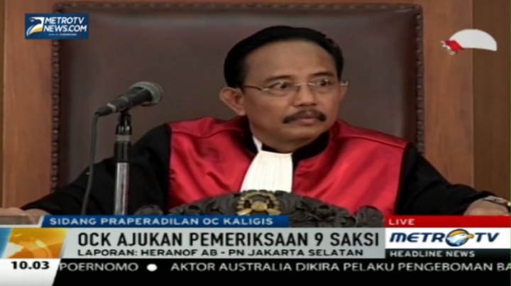 Sidang Lanjutan OC Kaligis Agendakan Pembuktian & Pemeriksaan Saksi