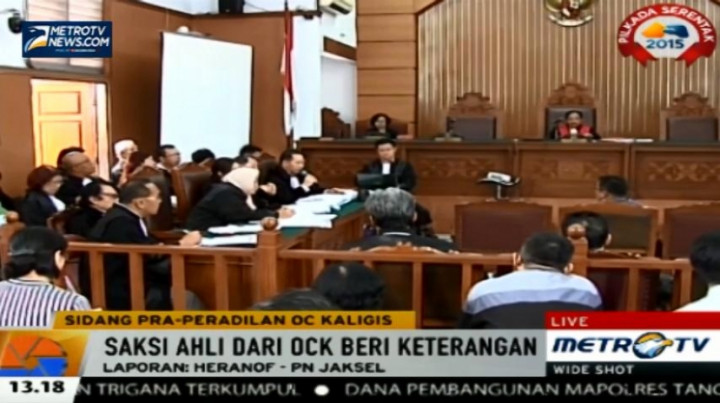 PN Jakarta Selatan Gelar Sidang Praperadilan OC Kaligis