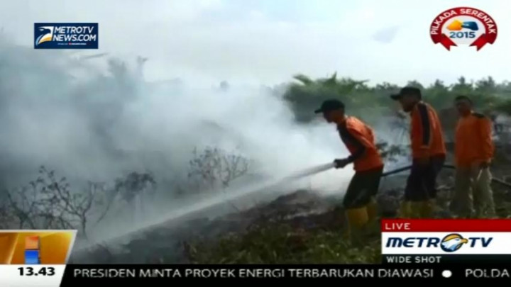 Kebakaran Lahan di Ogan Ilir Meluas Hingga 5 Kecamatan