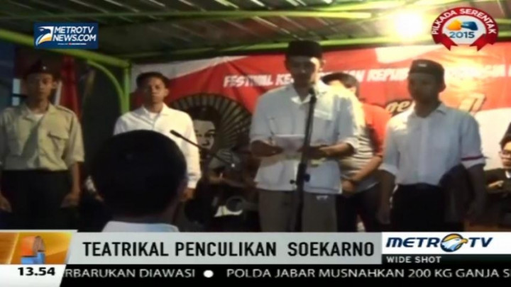 Komunitas Pegiat Kebangsaan Surabaya Gelar Teatrikal Penculikan Soekarno 