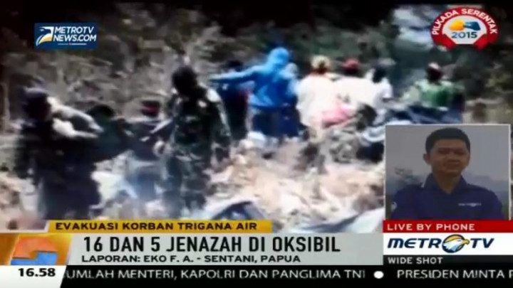 Evakuasi Korban Trigana Lewat Jalur Udara Dilakukan Besok 