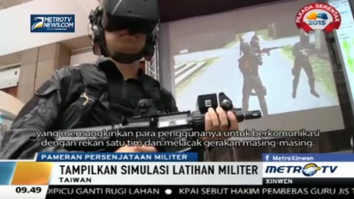 Pameran Senjata Militer Taiwan Tampilkan Simulasi Latihan Militer