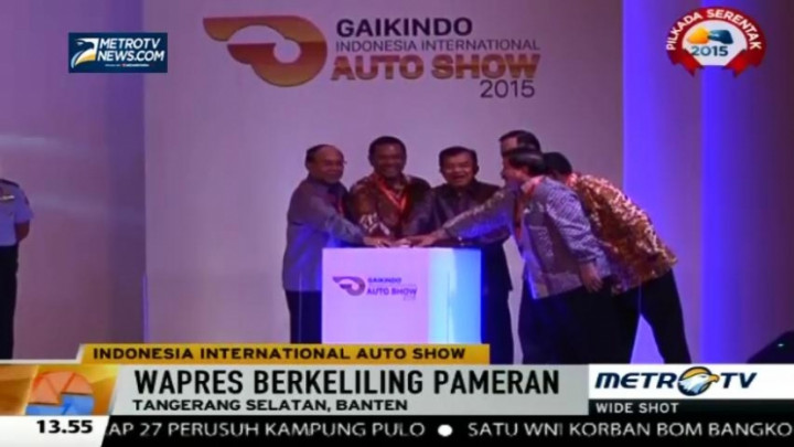 Pameran Otomotif GIIAS 2015 Resmi Dibuka Wapres Jusuf Kalla