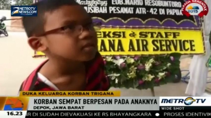 Ini Pesan Terakhir Mekanik Trigana Air untuk Anak Sulungnya