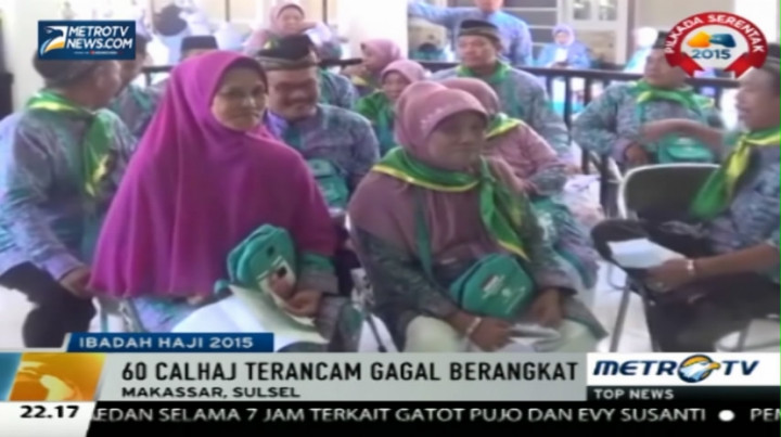  Puluhan Calon Haji di Makassar Terancam Gagal Berangkat