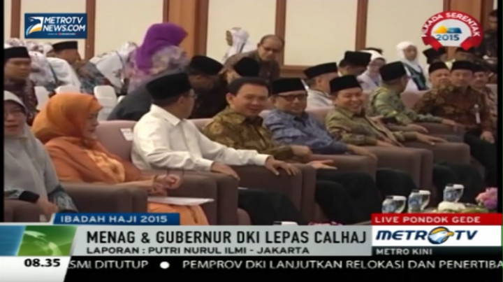 Menag dan Gubernur DKI Lepas 430 Calon Haji 