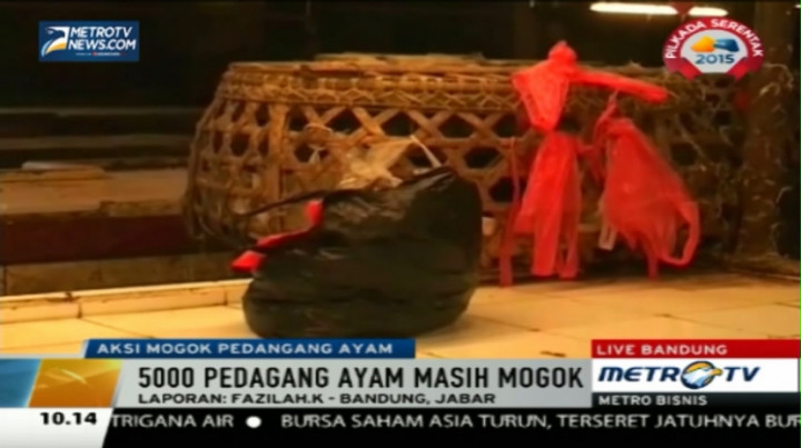 5000 Pedagang Ayam di Bandung Masih Mogok Jualan