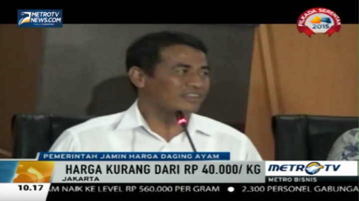 Mentan: Dua Minggu Kedepan Harga Ayam Kurang Dari Rp40 Ribu/Kg