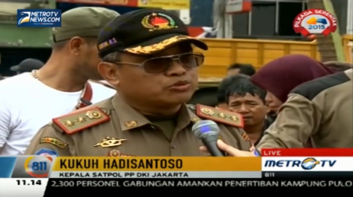 Penertiban Kampung Pulo Hari ke-2 Berlangsung Kondusif