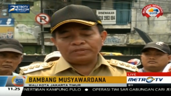 Walkot Jaktim: Pemprov DKI Siap Tampung Semua Warga Kampung Pulo